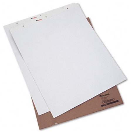 Universal Battery Universal  Perforated Easel Pads  Faint Rule  27 x 34  White  50-Sheet 2/carton UN33097